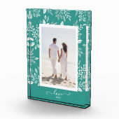 Elegante Witte Botanicals Fotoblokken (Rechts)