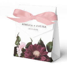 Elegante witte Bourgondische bloemenbruiloft