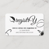 Elegante witte bruiloft douche informatiekaartje (Voorkant)