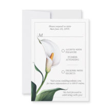 Elegante witte Calla lelie bruiloft