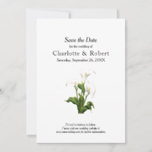 Elegante witte Calla Lily