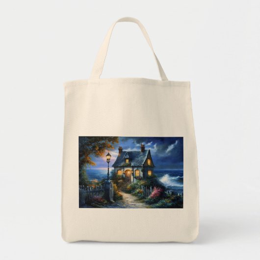 Elegante witte Canvas tas voor vrouwen (Voorkant)