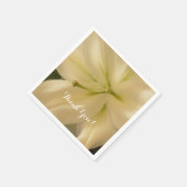 Elegante witte Crema servetten (Hoek)