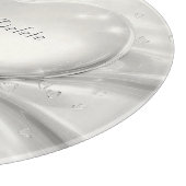 Elegante witte crème hart snijplank (Hoek)