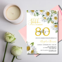 Elegante Witte Daisy Bloemen Verrassing Verjaardag