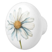 Elegante witte daisy landhuis keramische knop (Rechts)