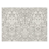 Elegante witte damast bloemenhuis decor tafelkleed (Voorkant (Horizontaal))