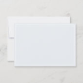 Elegante Witte Duif Roukaart Bedankkaart (Achterkant)
