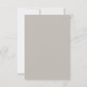 Elegante Witte Duif Roukaart Bedankkaart (Achterkant)