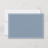 Elegante Witte Duif Roukaart Bedankkaart (Achterkant)