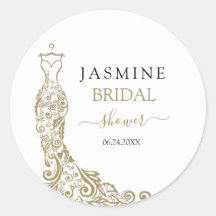 Elegante witte en gouden blush jurk bruidsbeurten