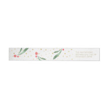 Elegante witte en gouden Waterverf kerst
