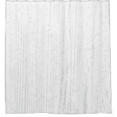 Elegante witte en grijze houtnerf douchegordijn (Voorkant)