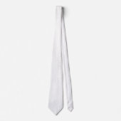 Elegante witte en grijze houtnerf stropdas (Voorkant)