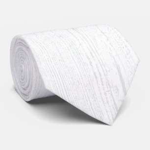 Elegante witte en grijze houtnerf stropdas