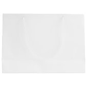 Elegante witte en marineblauwe vrijgezellenfeest c groot cadeauzakje (Achterkant)