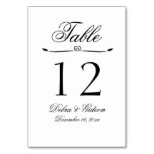 Elegante witte en zwarte hart bloeien bruiloft