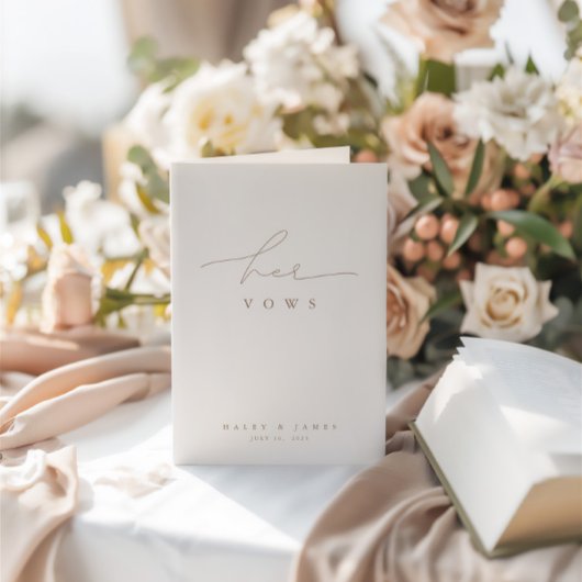 Elegante witte foto bruiloft haar geloften Kaart