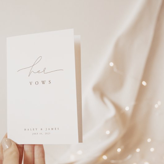 Elegante witte foto bruiloft haar geloften Kaart