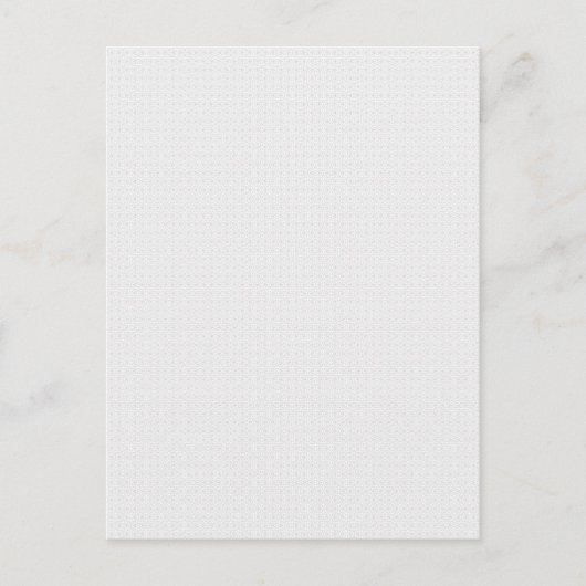 Elegante witte geometrische luxe postkaart (Voorkant)