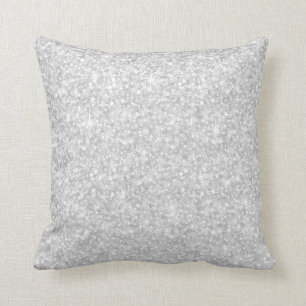 Elegante witte glitter & sparkles kussen