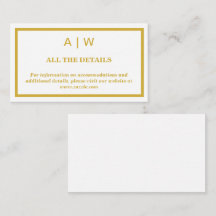 Elegante witte gouden minimale huwelijksbijlagekaa