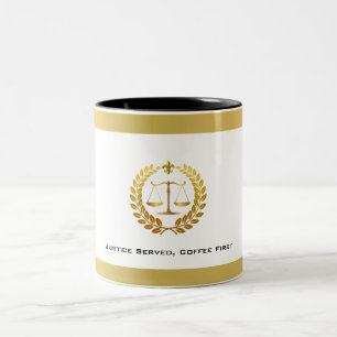 Elegante witte & gouden schalen van de gerechtighe tweekleurige koffiemok
