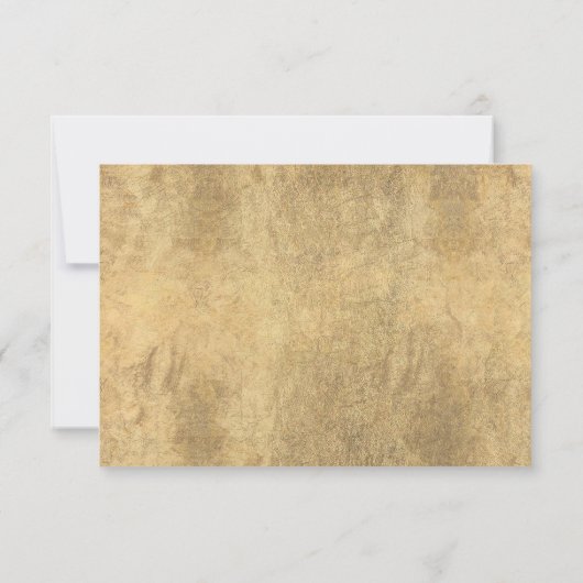 Elegante witte gouden wilde bloem luxe bruidsmeisj kaart (Achterkant)