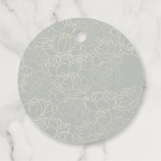 Elegante witte & groene simpele bedankkaartjes bedankjes labels (Achterkant)