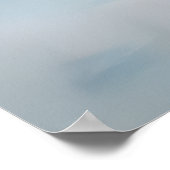 Elegante witte hortensia bloemboeket poster (Hoek)
