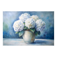 Elegante witte hortensia bloemboeket