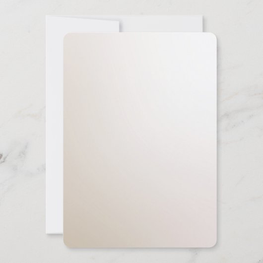 Elegante witte ivoorbloemen trouwuitnodiging kaart (Achterkant)