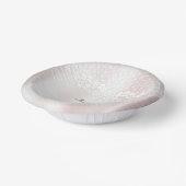 Elegante witte kant bloem papieren kommen (Gebogen)