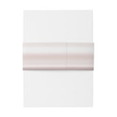 Elegante witte kant bloem uitnodigingen wikkel (Achterkant Voorbeeld)