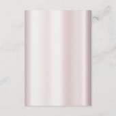 Elegante witte kant Bloemen Detail Behuizing Kaart (Achterkant)