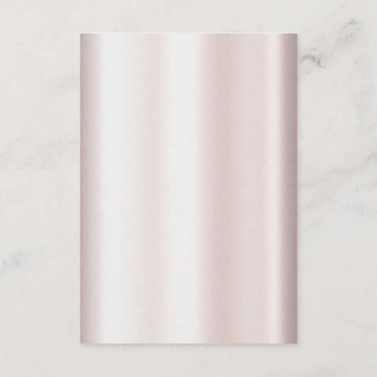 Elegante witte kant Bloemen Detail Behuizing Kaart (Achterkant)