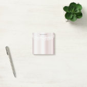 Elegante Witte kant Bloemen Post it Notes (Kantoor)