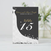 Elegante witte kant bruidsjurk Tafel 15 Kaart (Staand voorkant)