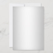 Elegante witte kant champagne brunch uitnodiging (Achterkant)