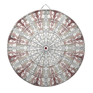Elegante witte kant decoratief dartbord