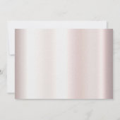 Elegante witte kantbloem Bewaar de datum Save The Date (Achterkant)