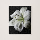 Elegante witte lelie puzzel legpuzzel (Verticaal)