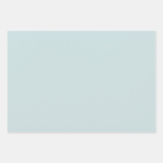 Elegante witte liefde Aqua Mint bruiloft Inpakpapier Vel (Voorkant 2)