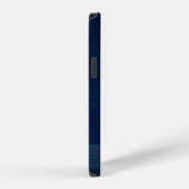 Elegante Witte Lotus Blauw iPhone Hoesje (Rechterkant)