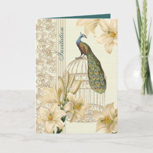 elegante  witte lully floral peace bruiloft