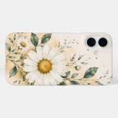 Elegante Witte Madelief Bloem Case-Mate iPhone Case (Achterkant (horizontaal))