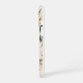 Elegante Witte Madelief Bloem iPhone 16 Hoesje (Linkerkant)