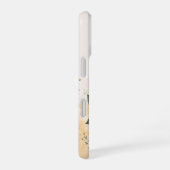 Elegante Witte Madelief Bloem iPhone 16 Hoesje (Rechterkant)