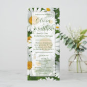 Elegante witte madeliefjes witte bloemenvelden (Staand voorkant)