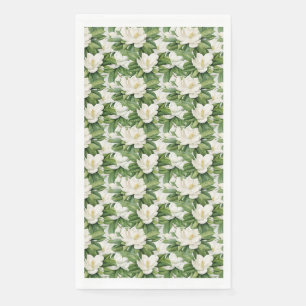 Elegante witte Magnolia bloem naadloos Servet